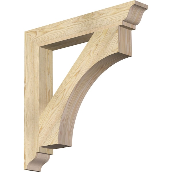 Ekena Millwork Westlake Traditional Rough Sawn Bracket, Douglas Fir, 4"W x 28"D x 28"H BKT04X28X28WTL01RDF - main